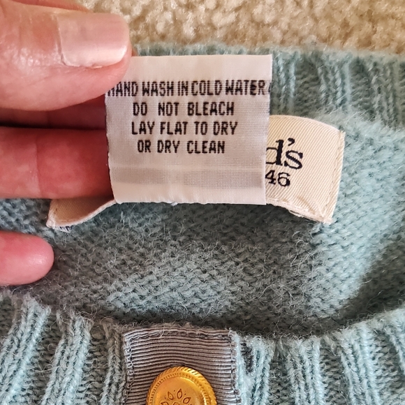 Appleseed's Blue Cardigan with Gold Buttons - Picture 3 of 9